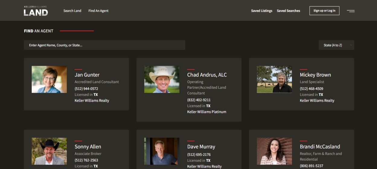 Find a KW Land agent using the KWLand.com agent search tool. Connect with local land experts to assist with selling land, and real estate marketing.